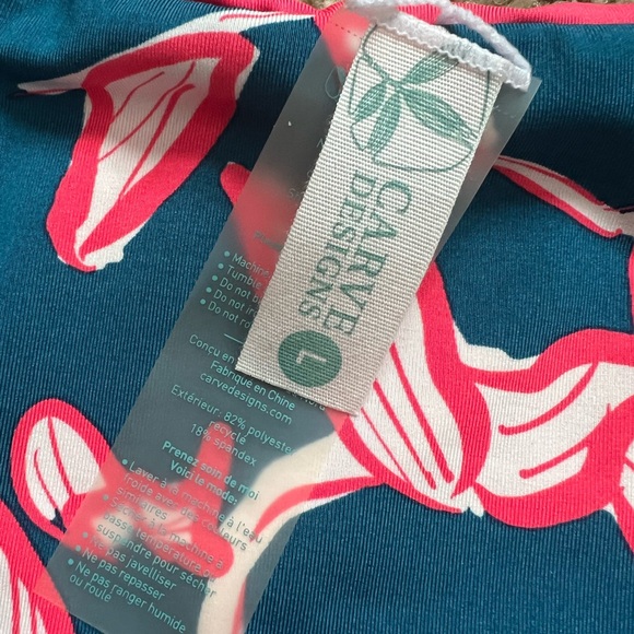 Carve Designs Teal and Pink Bikini Reversible Bottoms - Picture 6 of 6